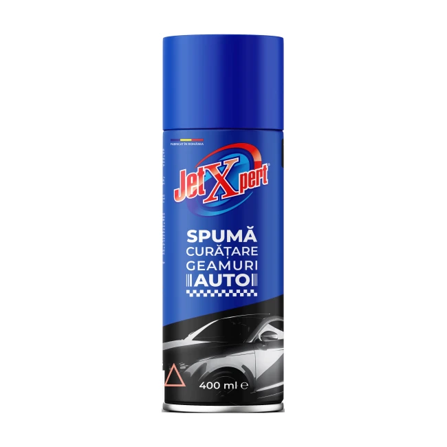 Solutie de Curatare Geamuri Auto Spuma Jetxpert 400ml